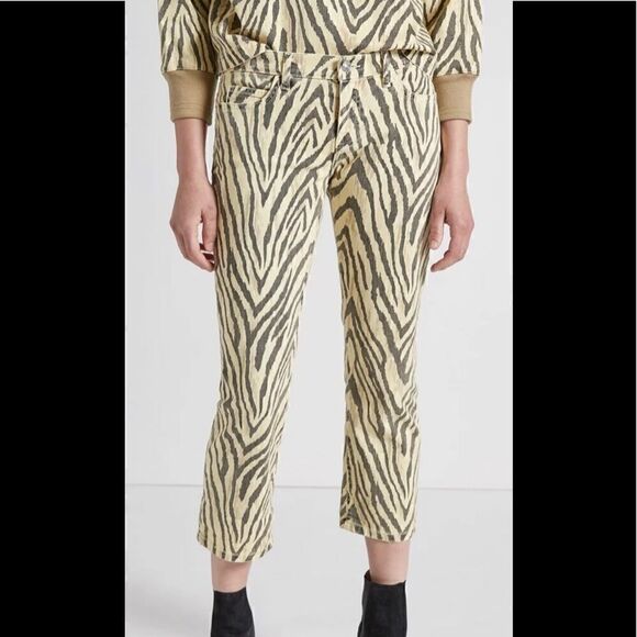 Current Elliot The Ruby Crop Zebra Print Jean sz 23‎ - Picture 2 of 11